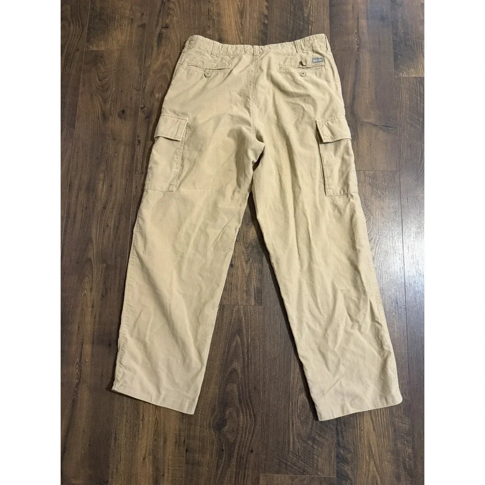 Hugo Boss Sport Orange Pants Mens 34x30 Khaki Beige Regular Fit Chinos